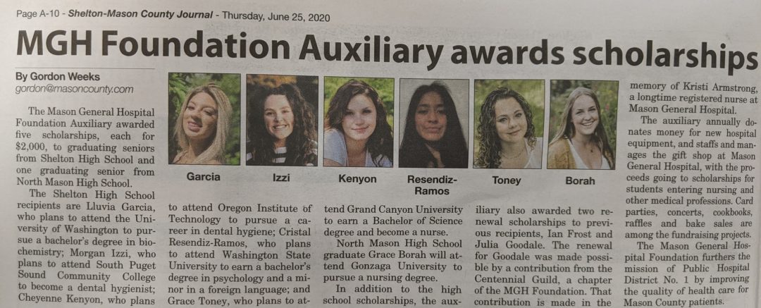 Auxiliary Scholarship Article